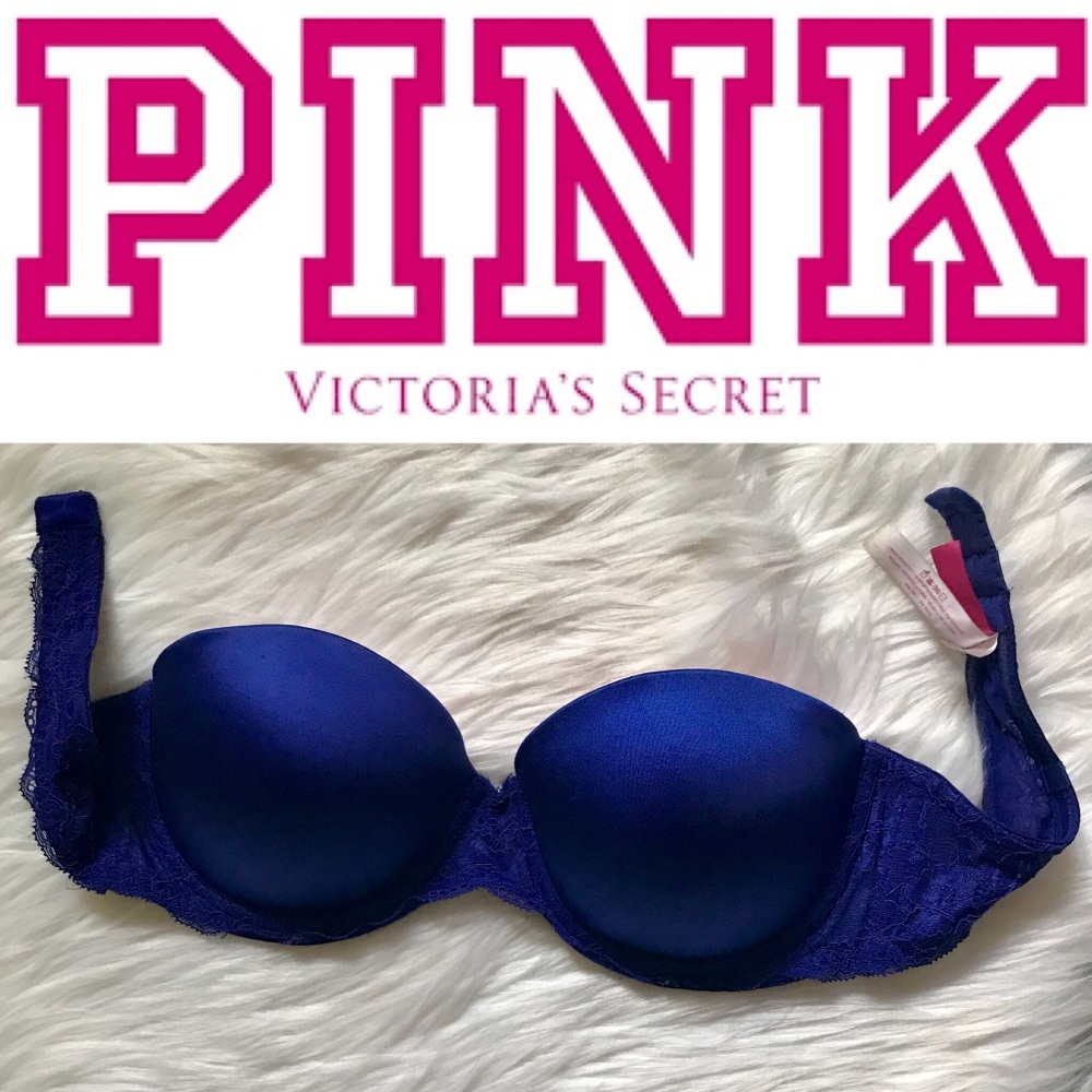 💙 Victoria’s Secret PINK MULTI-WAY PUSH-UP BRA